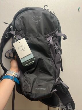 OSPREY Sportlite 25 Backpack in  nwt hiking Black